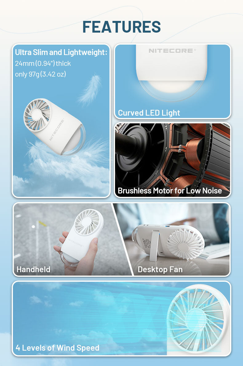 Nitecore NEF02 Portable Pocket Fan 手提風扇