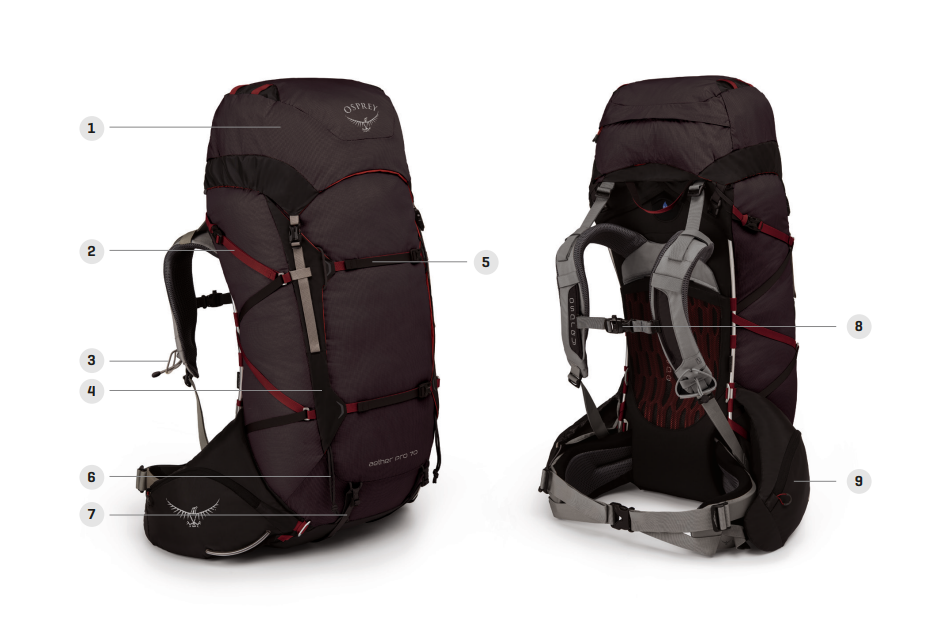 Osprey Ariel Pro 65