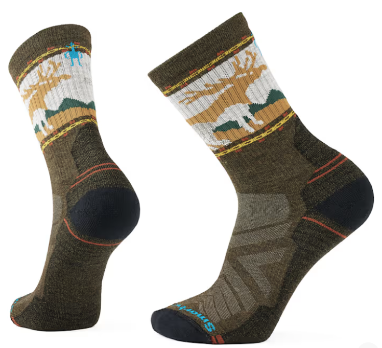 Smartwool Hike Light Cushion Mountain Moose Crew 02686