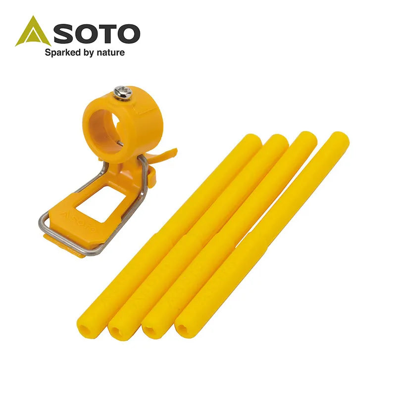 Soto Reg Stove Sleeves Ignition Support ST-3106 蜘蛛爐腳止滑套連輔助打火器