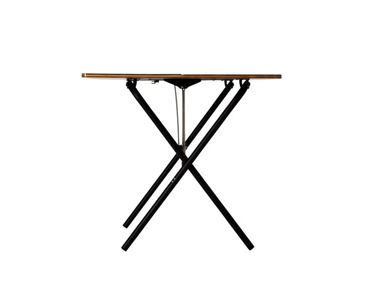 Snow Peak Single Action Table Long Bamboo Black FES-139