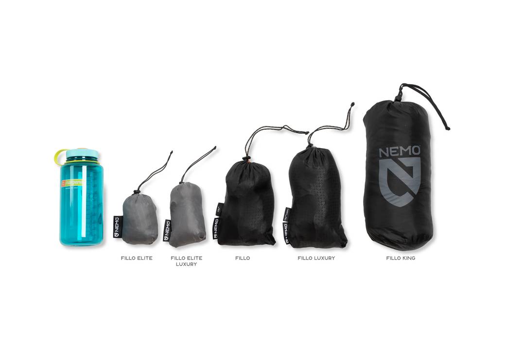 Nemo Fillo™ Elite Luxury Backpacking Pillow 旅行戶外露營枕頭