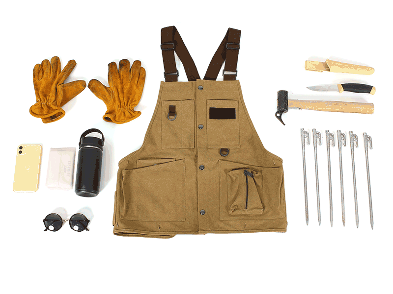 DOD Camp Vest 露營多口袋背心 AP1-767-KH