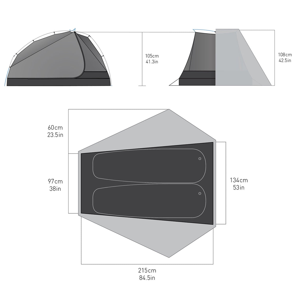 Sea To Summit Alto TR2 - Two Person Tent 輕量二人露營帳篷 (兩色)