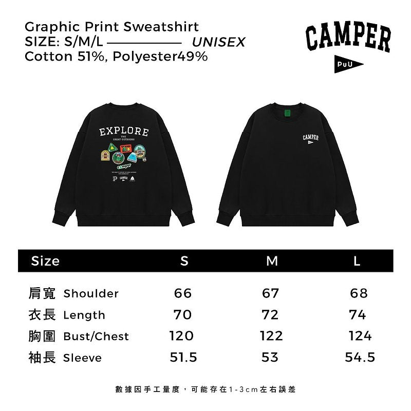 Camper Puu x Kukka Graphic Print Sweatshirt 燙畫加絨衛衣