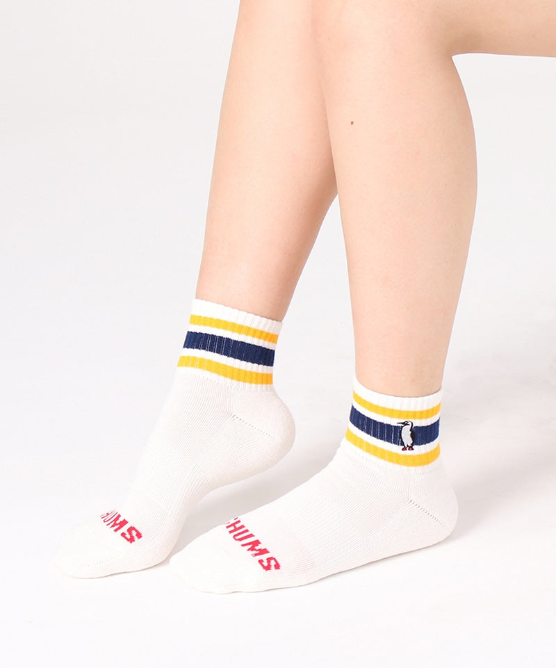 Chums 3P Border Crew Socks (3 Pairs)