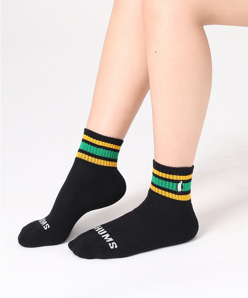 Chums 3P Border Crew Socks (3 Pairs)
