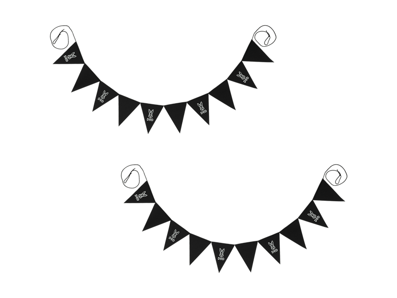 DOD Flag Garland FG1-957-BK 旗仔 黑色