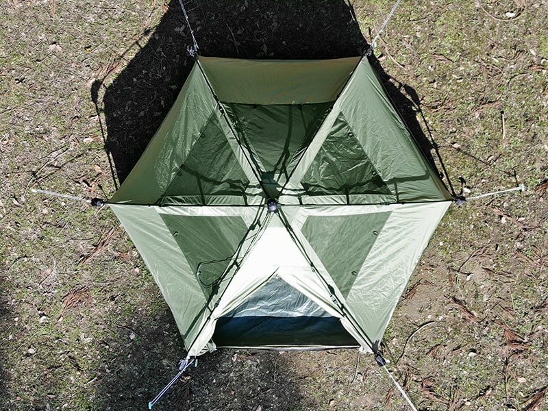 DOD Kinoko Tent T4-610-KH 蘑菇四人帳(綠色)