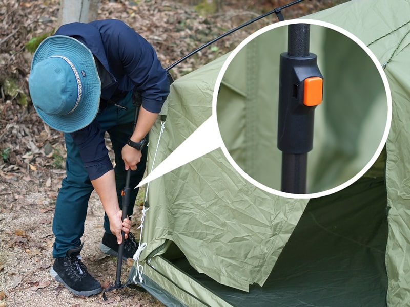 DOD Kinoko Tent T4-610-KH 蘑菇四人帳(綠色)