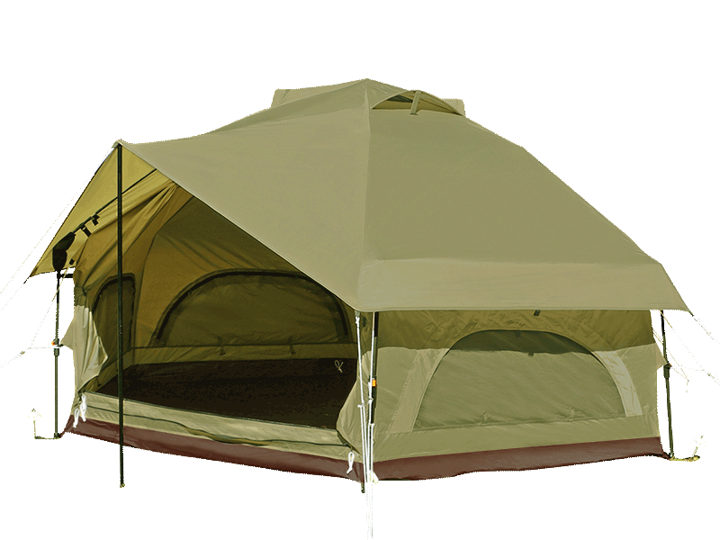 DOD Kinoko Tent T4-610-KH 蘑菇四人帳(綠色)