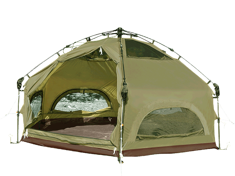 DOD Kinoko Tent T4-610-KH 蘑菇四人帳(綠色)