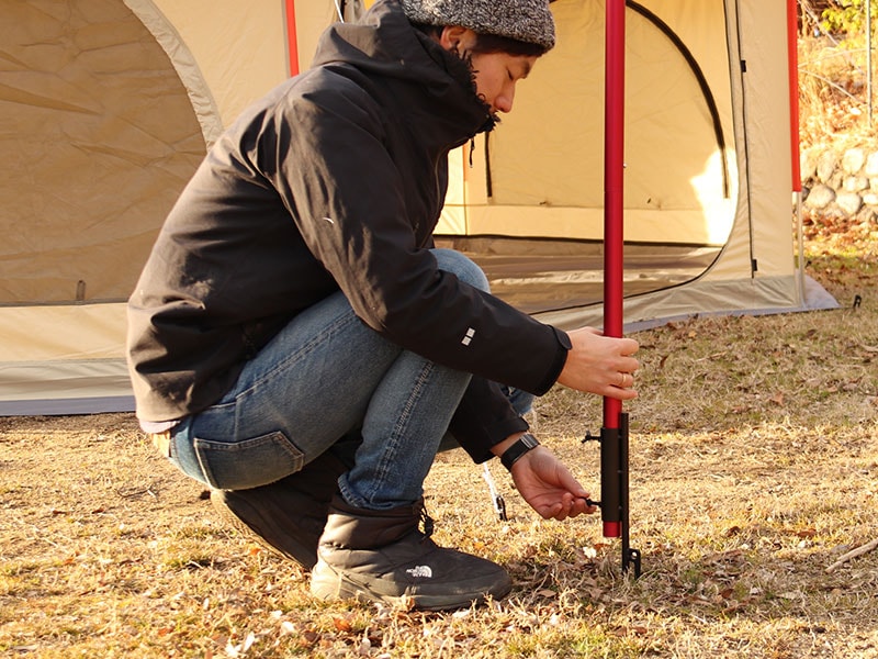 DOD Lantern Stand Peg 2 營柱固定地釘連燈籠架 LP5-635-SL