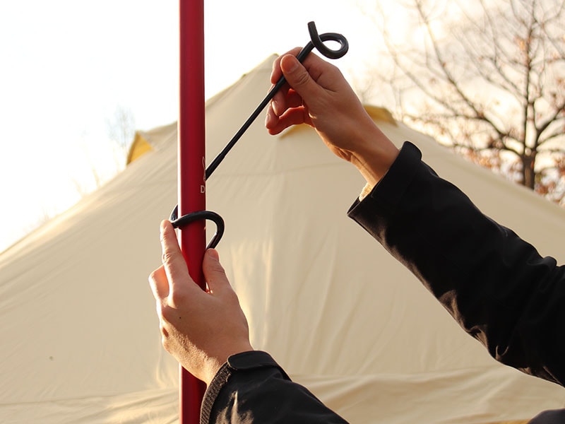 DOD Lantern Stand Peg 2 營柱固定地釘連燈籠架 LP5-635-SL