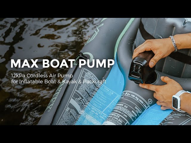 FLEXTAIL Max Boat Pump 渦輪橡皮艇充氣泵 - 12kPa Cordless Air Pump for Boat & Kayak