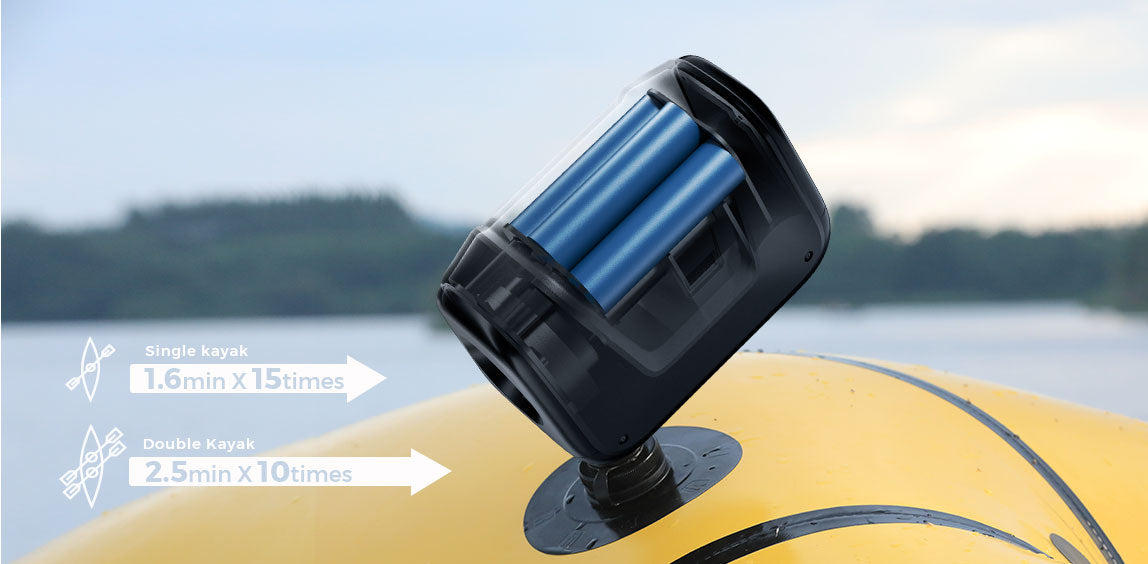FLEXTAIL Max Boat Pump 渦輪橡皮艇充氣泵 - 12kPa Cordless Air Pump for Boat & Kayak