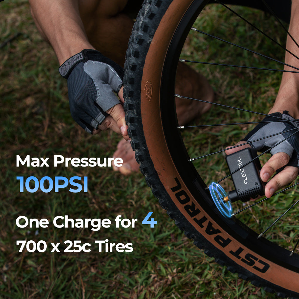 FLEXTAIL Tiny Bike Pump 迷你單車充氣泵 Ultra-Mini 100PSI Rechargable Bicycle Pump