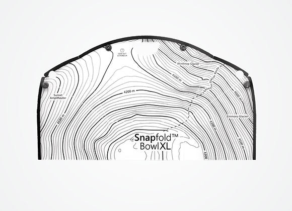 Fozzils Snapfold™ Bowl XL - Mist 摺疊戶外露營碗 XL
