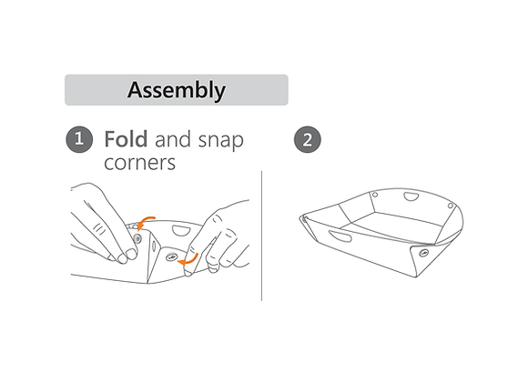 Fozzils Snapfold™ Dish XL - Mist 戶外露營碟 XL