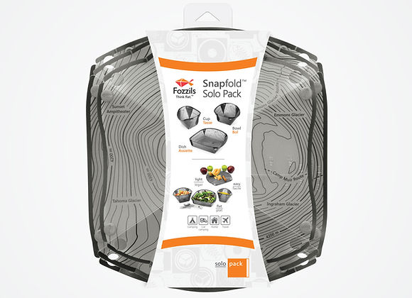 Fozzils Snapfold™ Solo Pack 摺疊戶外露營餐具套裝 (2色選擇)