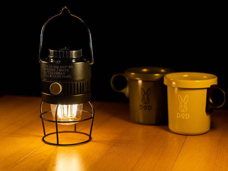 DOD Look At My Butt Lighting 充電式露營燈 L1-816-BK