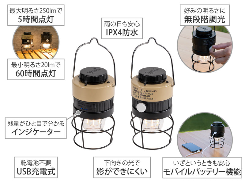 DOD Look At My Butt Lighting 充電式露營燈 L1-816-TN