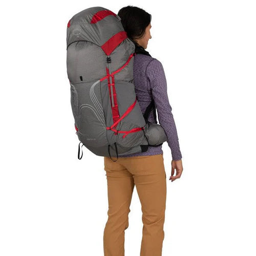 Osprey Eja Pro 55 Dale Grey/Poinsettia Red