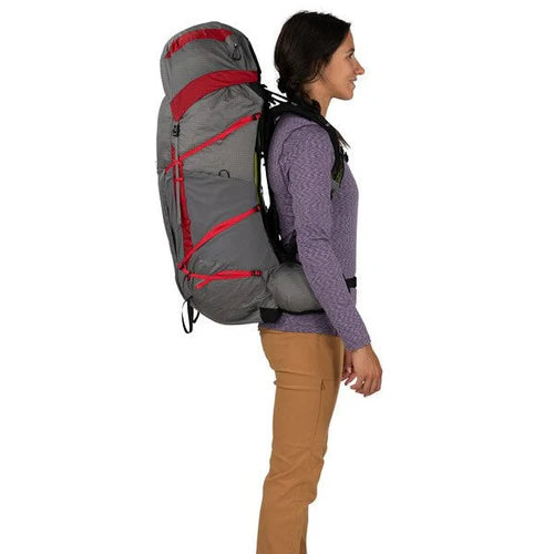 Osprey Eja Pro 55 Dale Grey/Poinsettia Red