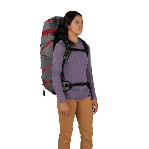 Osprey Eja Pro 55 Dale Grey/Poinsettia Red