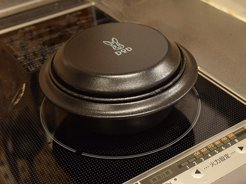 DOD Horo Hitori Gama 搪瓷鋼板餐具系列露營 煮食鍋 pp1-860-bk