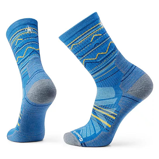 Smartwool Hike Light Cushion Mountain Range Pattern Crew 01615