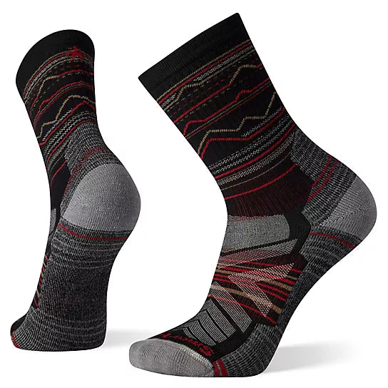 Smartwool Hike Light Cushion Mountain Range Pattern Crew 01615