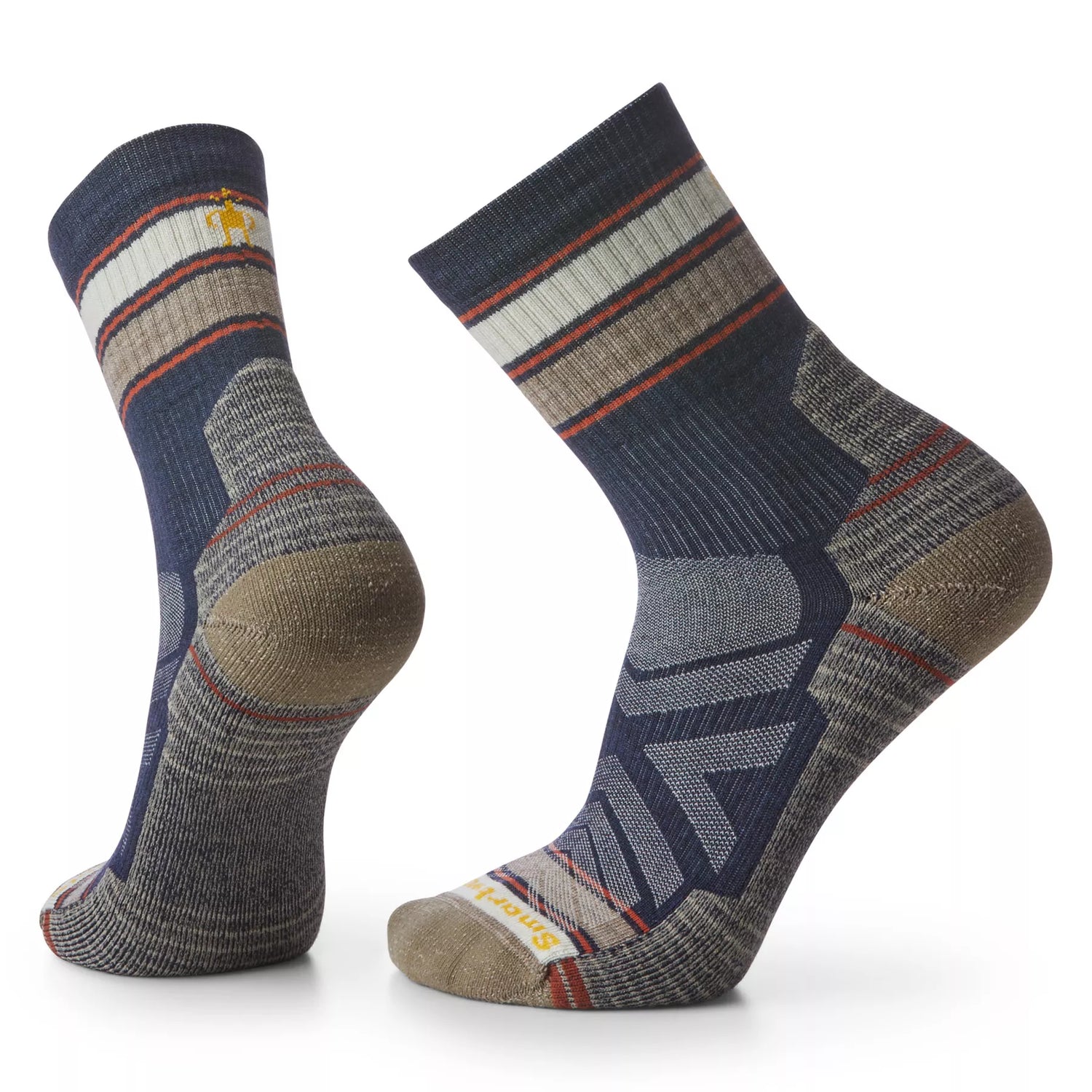 Smartwool Hike Light Cushion Striped Mid Crew 01609