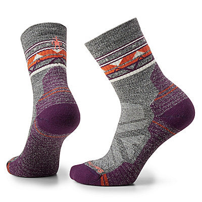 Smartwool W Hike Light Cushion Zig Zag Valley Mid Crew 01580