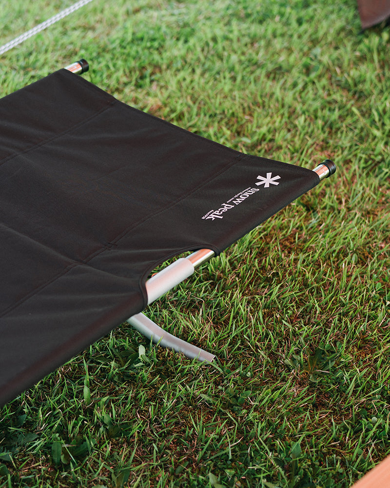 Snow Peak Cot High Tension Black 黑色露營行軍床 FES-029