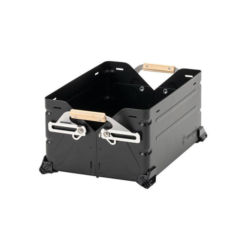 Snow Peak Stacking Shelf Container 25 Black 黑色收納箱25 FES-037-BK