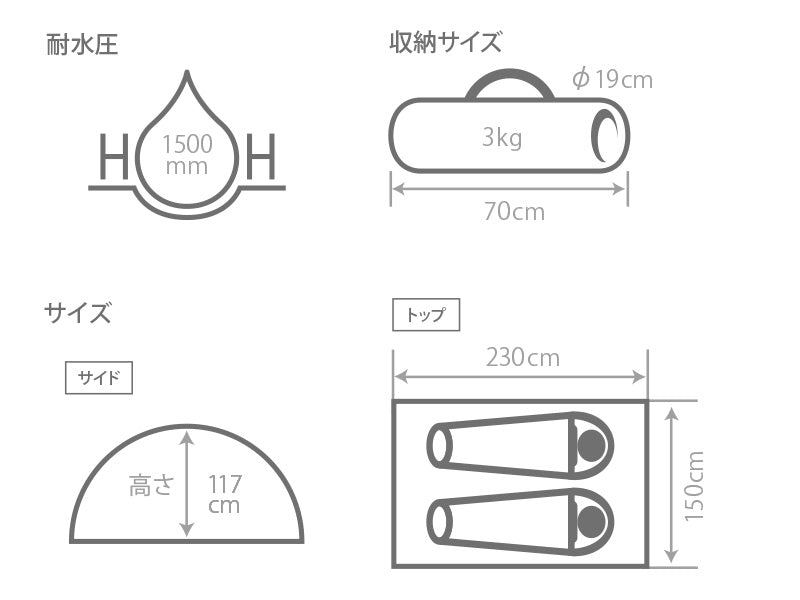 DOD One Touch Tent T2-629-TN 自動帳篷