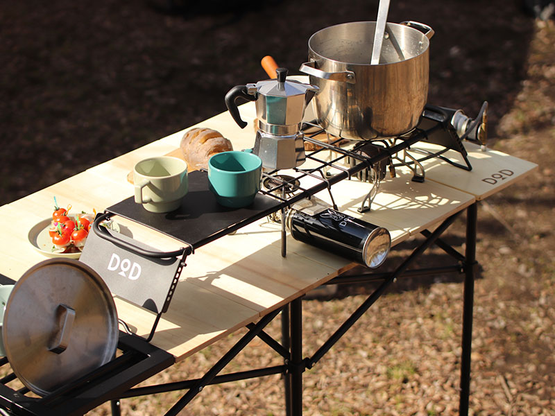 DOD Compact Kitchen Table 可伸縮露營焚火桌 TB1-567