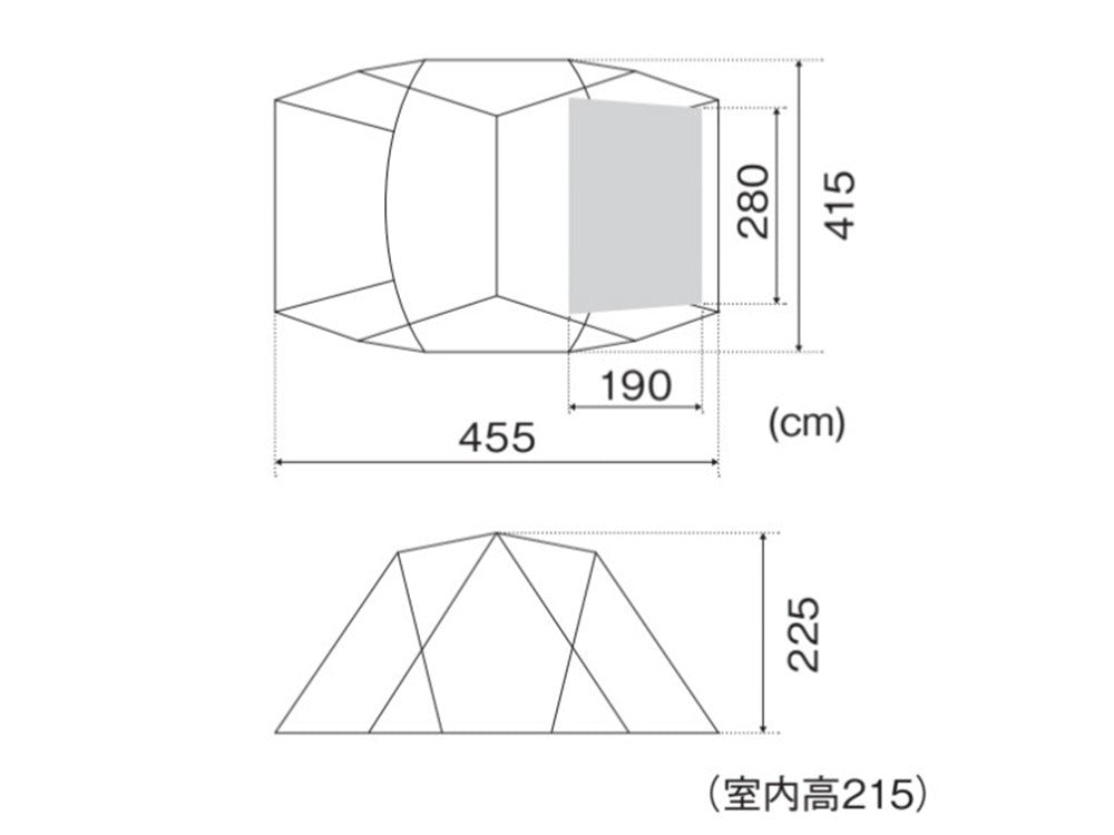 Snow Peak 65th Living Shell Pro In Ivory TP-653-IV
