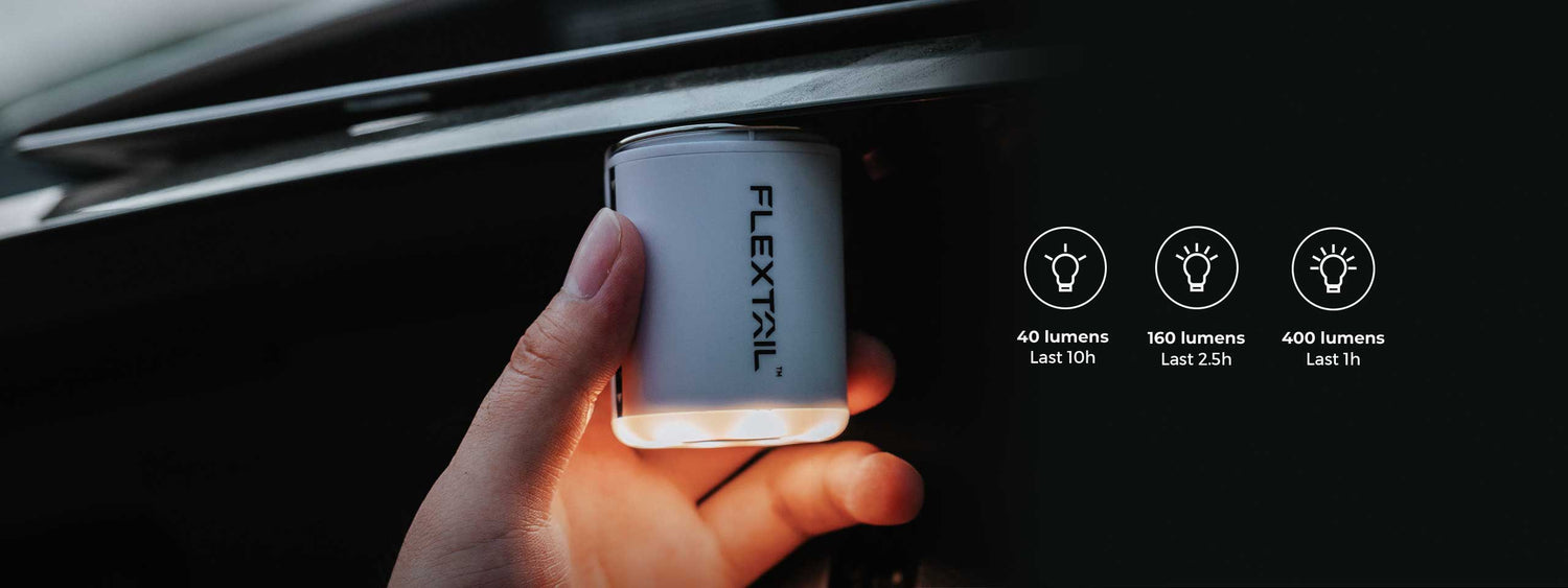 FLEXTAIL Tiny Pump 2X Outdoor Pump with Camping Lamp 戶外露營充氣泵 露營燈 (3色可選)