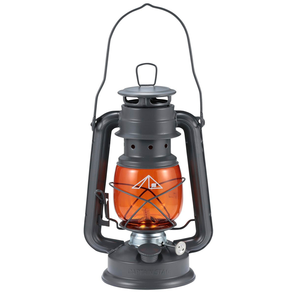 Captain Stag Iron & Glass Lantern (M) 露營營燈 UK-0515