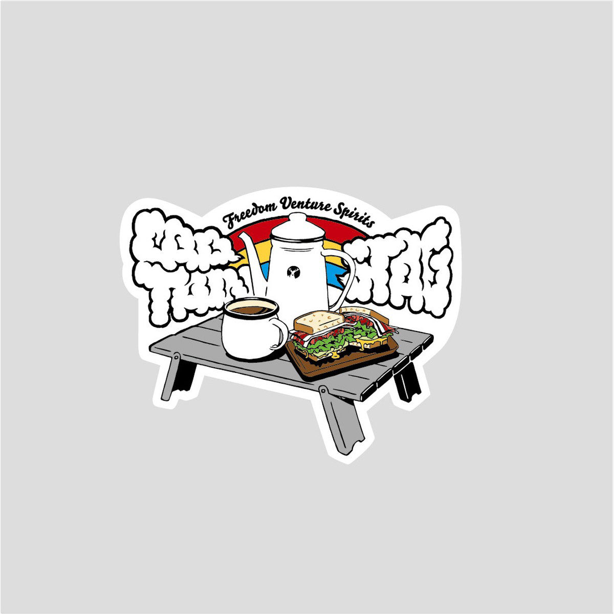 Captain Stag PVC Sticker 76x62mm 貼紙 UM-1594