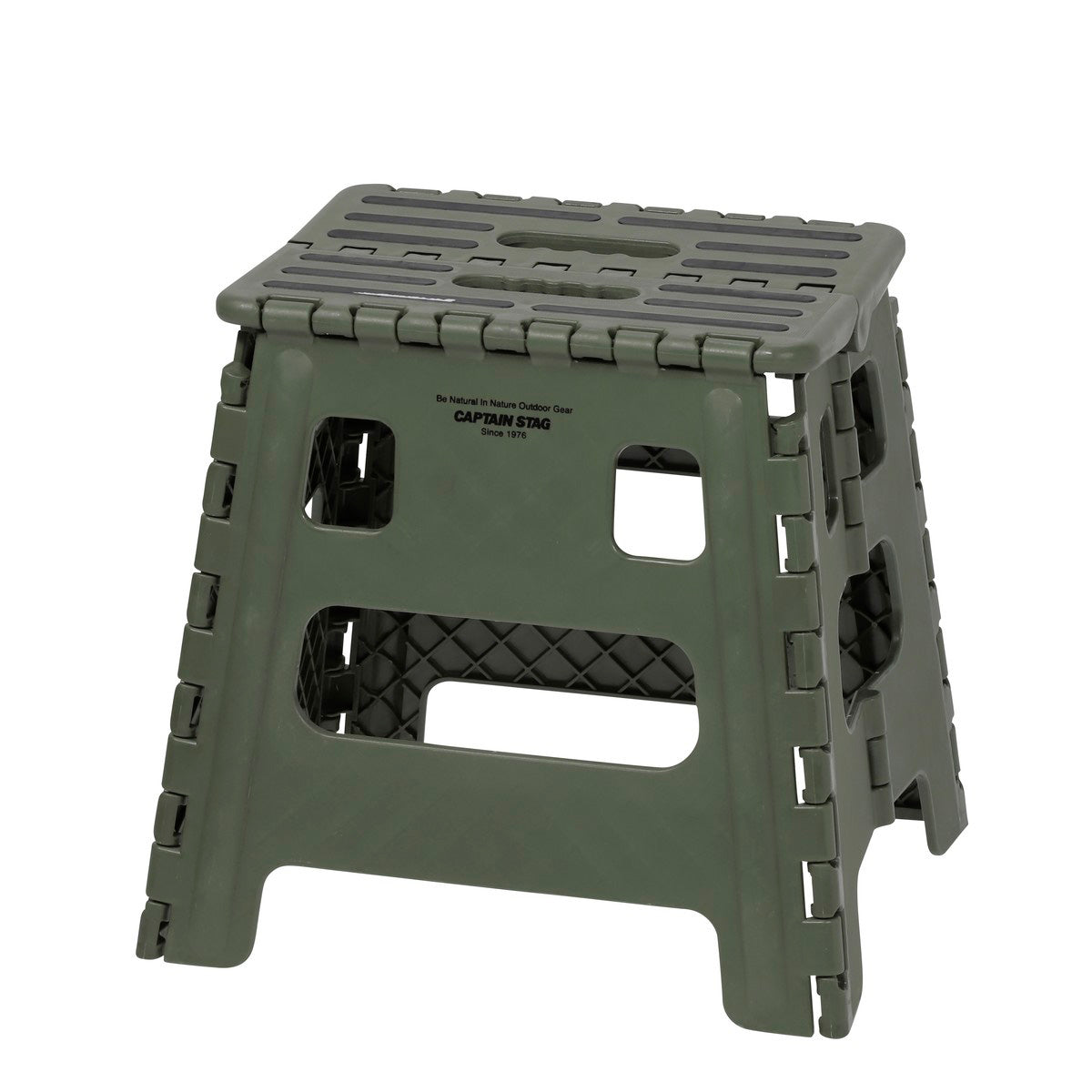 Captain Stag Plastic Folding Step Stool (M) 露營可摺疊椅子 綠色 UW-1522