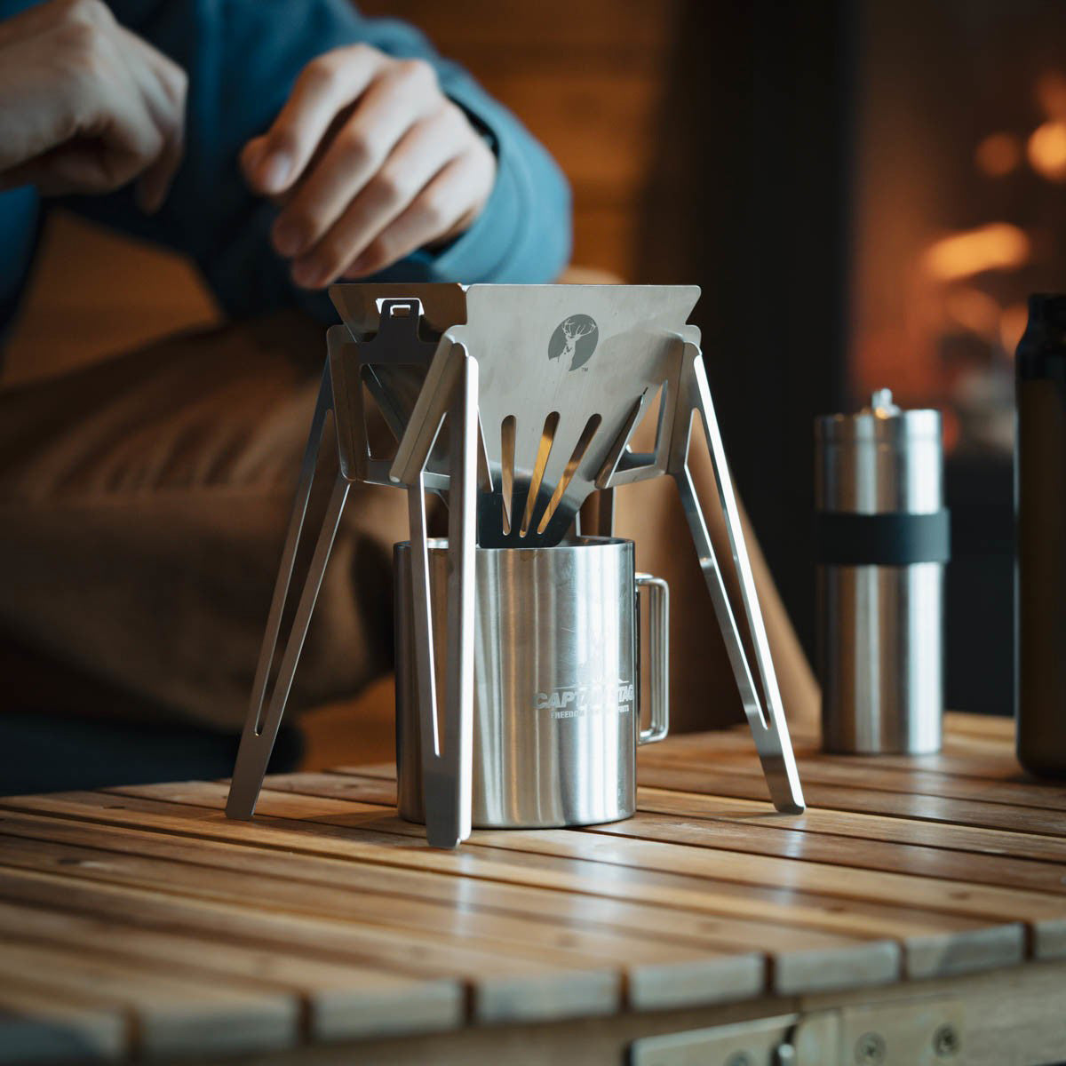 Captain Stag S/S Coffee Dripper 露營咖啡濾杯 UW-3560