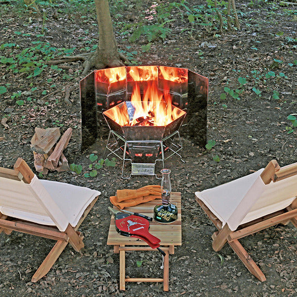 Captain Stag Stainless Steel Windscreen 露營防風地墊兩用鋼板 (L) UG-3277