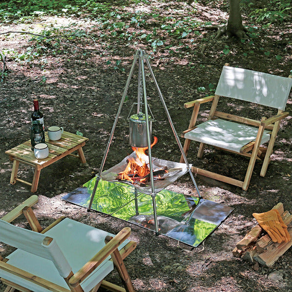 Captain Stag Stainless Steel Windscreen 露營防風地墊兩用鋼板 (L) UG-3277