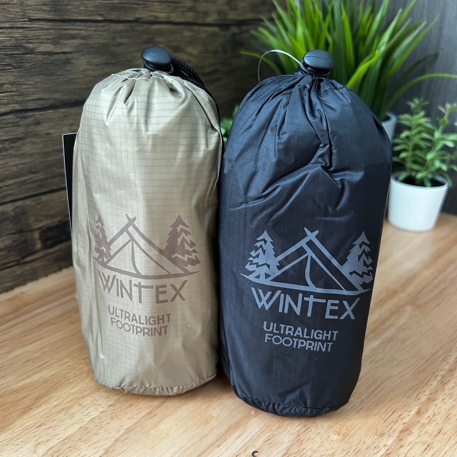 Wintex Ultralight Footprint 銀底超輕營底墊 (卡其/黑色)