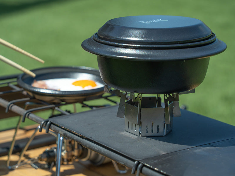 DOD Ashura No Gotoku 不銹鋼摺疊露營酒精膏爐 PP1-894-SL