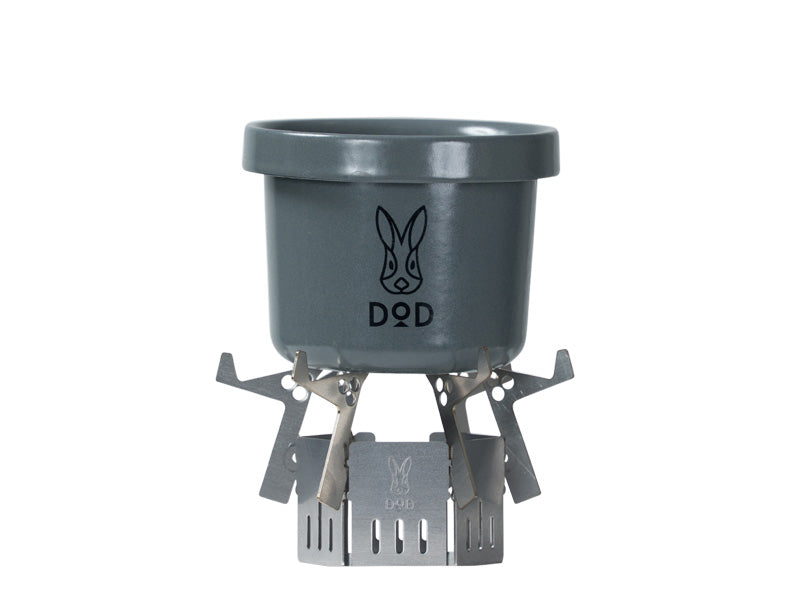 DOD Ashura No Gotoku 不銹鋼摺疊露營酒精膏爐 PP1-894-SL