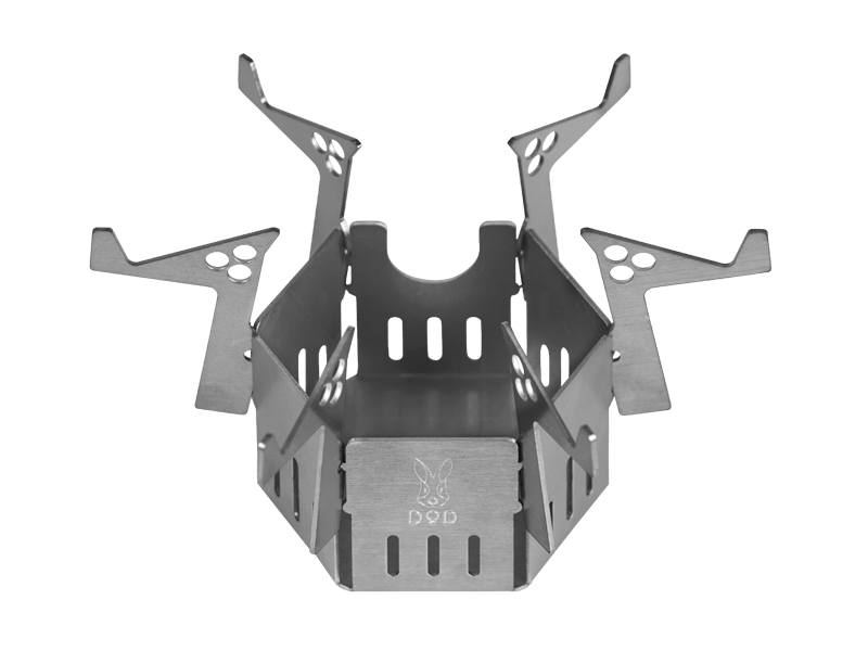 DOD Ashura No Gotoku 不銹鋼摺疊露營酒精膏爐 PP1-894-SL